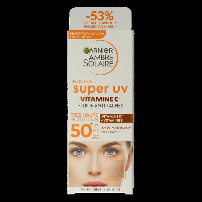 Ambre Solaire Fluid vitamine C super UV SPF50+ 40 Milliliter