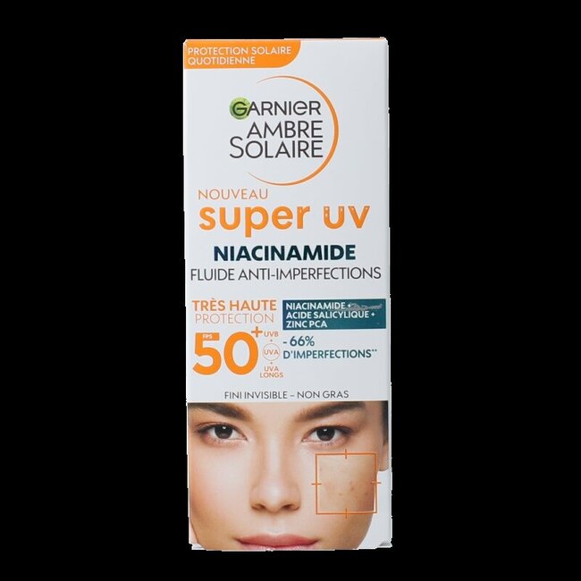 Ambre Solaire Fluid niacinamide super UV SPF50+ 40 Milliliter