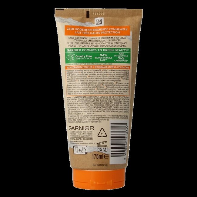 Lait solaire Ambre Solaire Ocean Protect SPF 50 175 ml