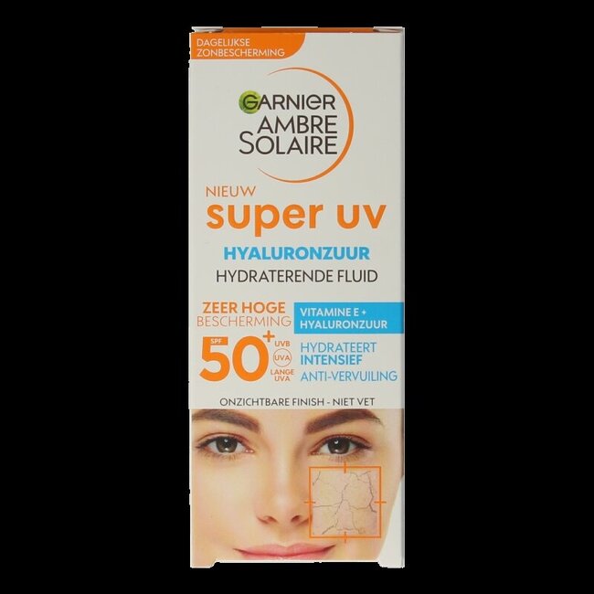 Fluid hyaluronzuur super UV SPF50+ 40 Milliliter