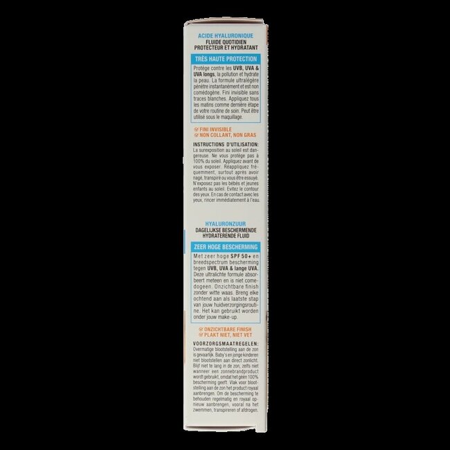 Ambre Solaire Fluid hyaluronzuur super UV SPF50+ 40 Milliliter