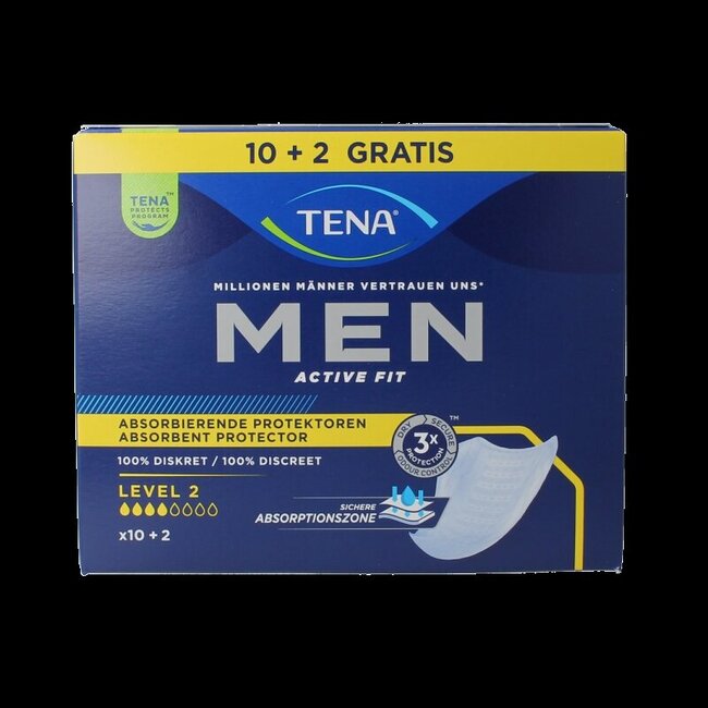 Men active fit L2 12 Stuks