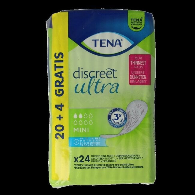 Discreet ultra pads mini 24 Stuks