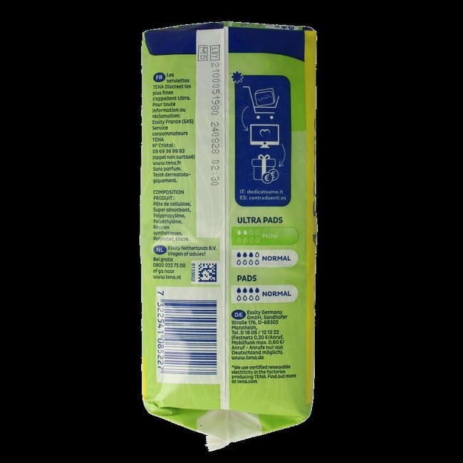 Tena Discreet ultra pads mini 24 Stuks