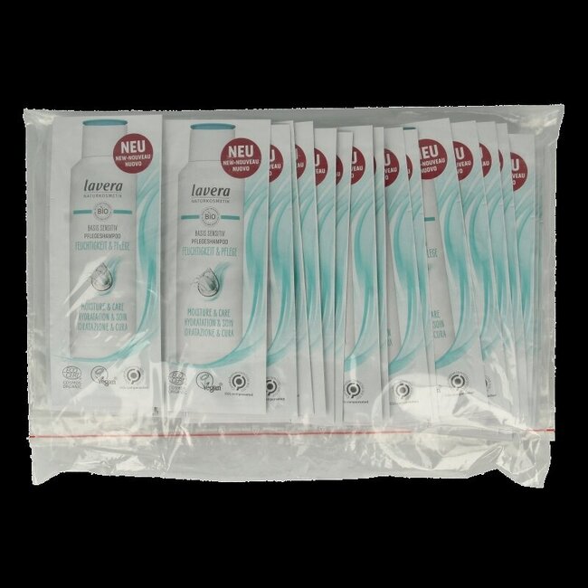 Lavera Basis Sensitive shampooing hydratation et soin échantillon 50 pièces