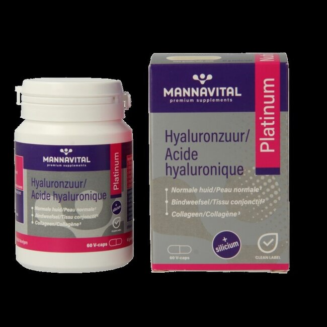 Mannavital Acide Hyaluronique Platinum 60 Gélules