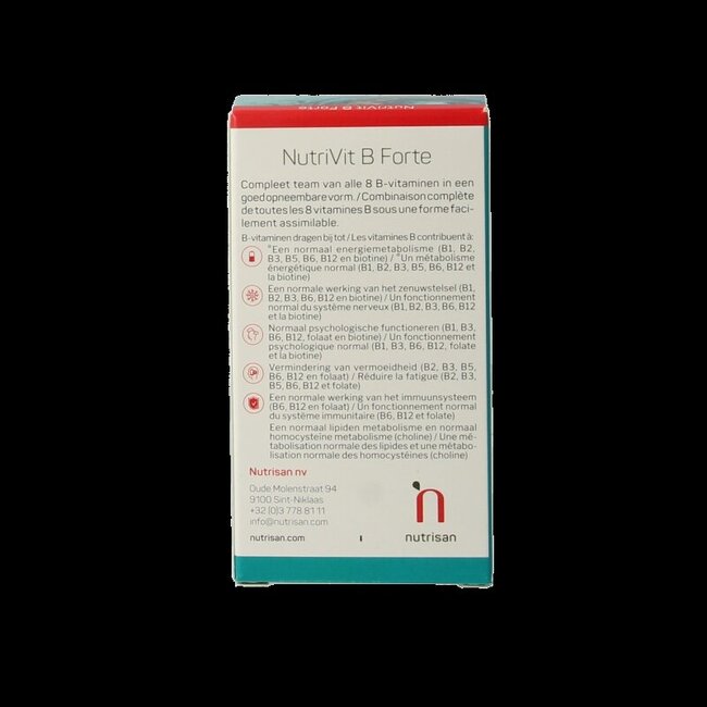 Nutrisan Nutrivit B forte 60 Capsules
