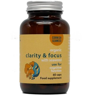 Cornish Seaweed Cornish Seaweed Clarity & focus (ginkgo & kelp) bio 60 Capsules