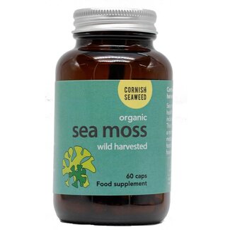 Cornish Seaweed Cornish Seaweed Sea moss bio 60 Capsules