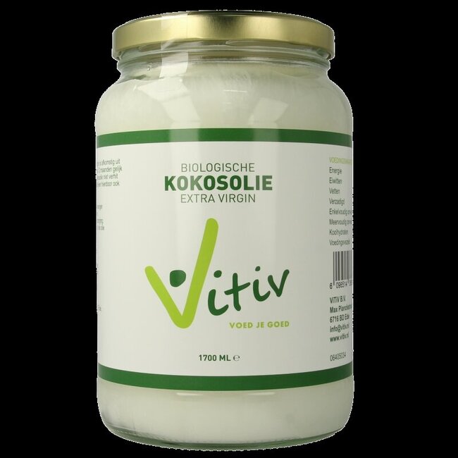 Vitiv Kokosolie extra virgin bio 1700 Milliliter