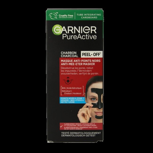 Pure active peel-off masker charcoal 50 Milliliter