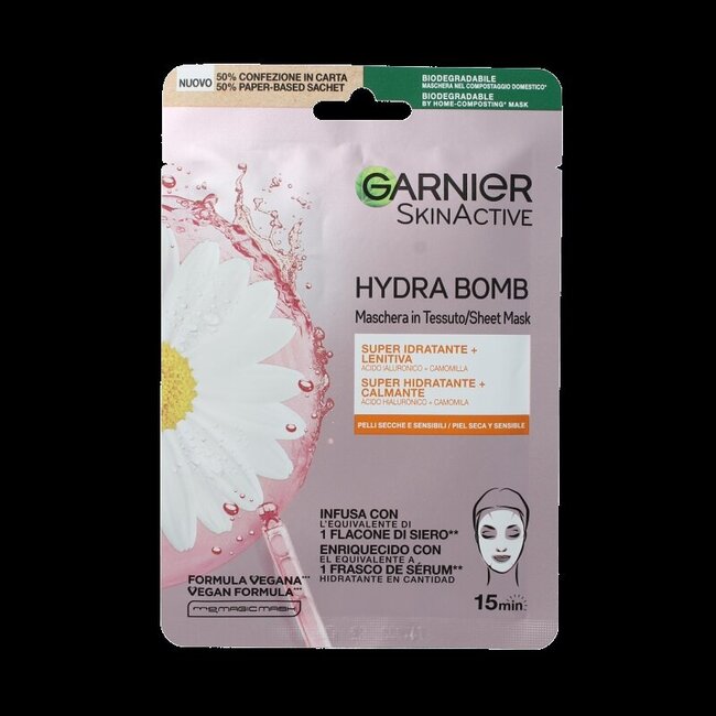 Skin act tissue masker kamille& hyaluronzuur 1 Stuks
