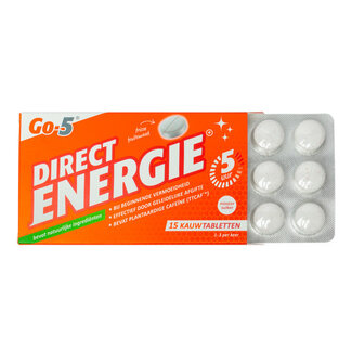 Go-5 Go-5 Direct energy 15 Kauwtabletten