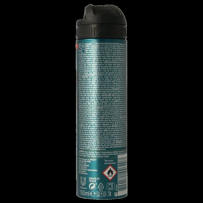 Rexona Deodorant spray 72h sport cool 150 Milliliter