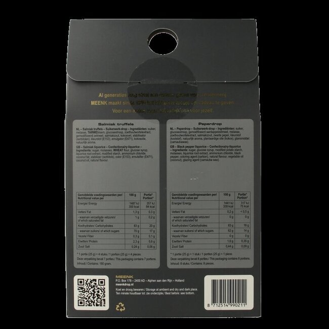 Meenk Meenk cadeau unieke Meenk smaken 1 Stuks