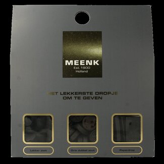Meenk Meenk Coffret cadeau réglisse sucrée, salée, poivrée 1 pièce