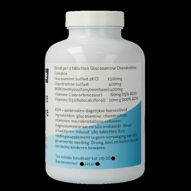 Nova Vitae Glucosamine chondroitine complex met MSM 180 Tabletten
