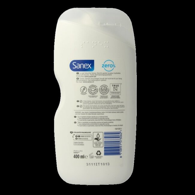 Sanex Douche zero% sensitive skin 400 Milliliter