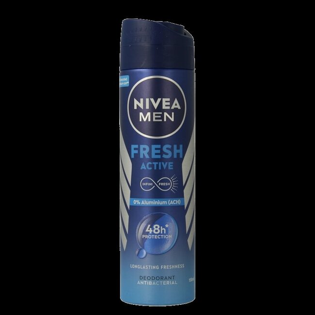 Men deodorant spray fresh active 150 Milliliter