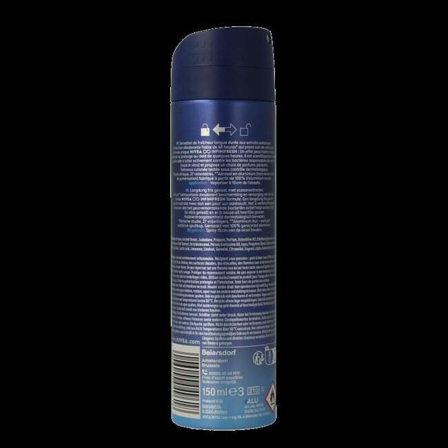 Nivea Men deodorant spray fresh active 150 Milliliter