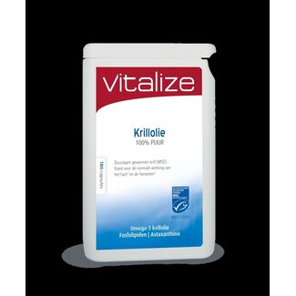 Vitalize Vitalize Krillolie 100% puur 180 Capsules