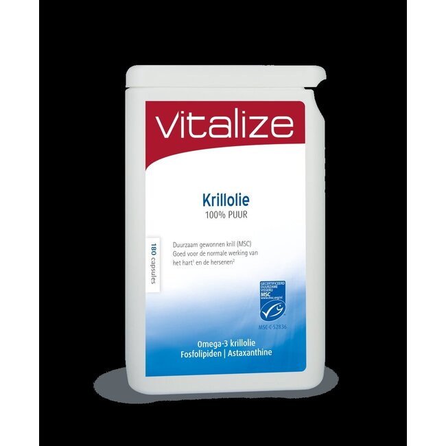 Vitalize Krillolie 100% puur 180 Capsules