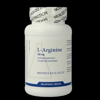 Biotics Biotics L-Arginine 700mg 100 Capsules
