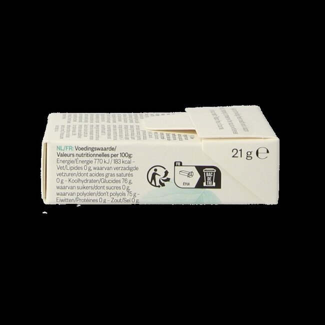 True Gum White Menthe Poivrée sans sucre 21 g