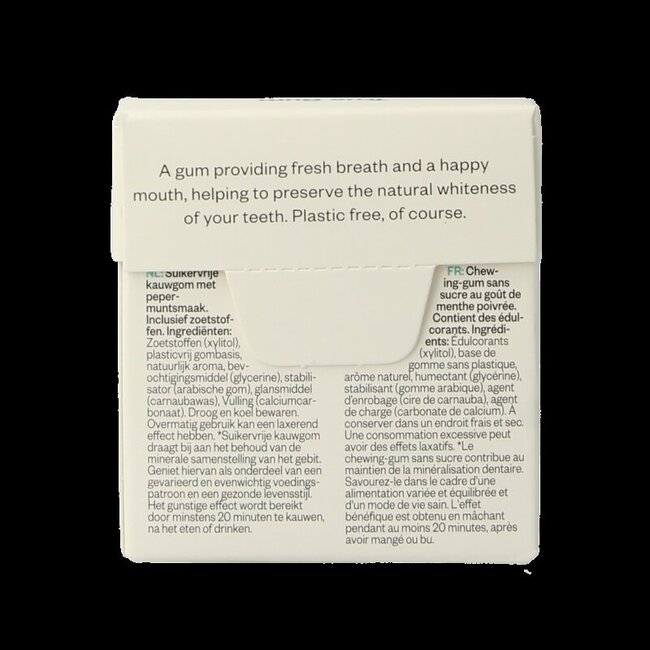 True Gum White Menthe Poivrée sans sucre 21 g