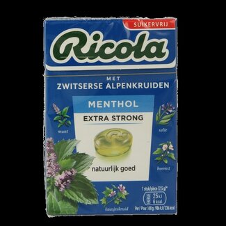 Ricola Ricola Menthol extra fort sans sucres 50 g