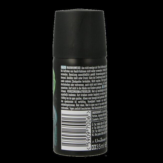 AXE Déodorant bodyspray aqua bergamot 35 ml