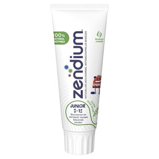 Zendium Zendium Tandpasta junior 5-12 jaar 75 Milliliter