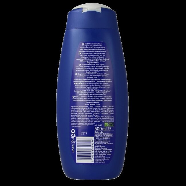 Nivea Crème de Douche Care 500 ml