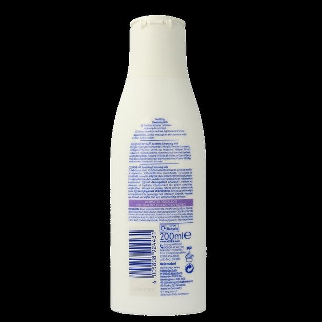 Nivea Reinigingsmelk druivenpitolie 200 Milliliter