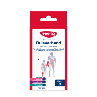 Heltiq Heltiq Buisverband 1m x 6.75cm maat C 1 Stuks