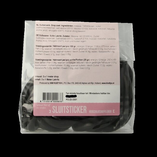 Kindly's 3 meters drop 3x1 meter 1 Stuks