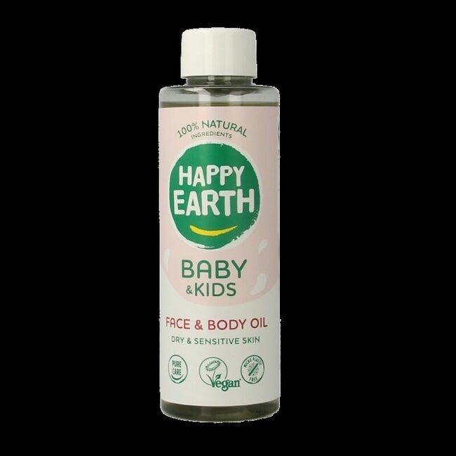 Gezicht & lichaam olie voor baby & kids 150 Milliliter