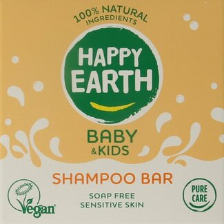 Happy Earth Happy Earth Shampoobar voor baby & kids 50 Gram