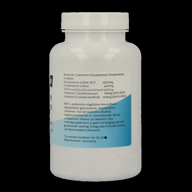 Nova Vitae Complexe glucosamine chondroïtine avec MSM 90 comprimés