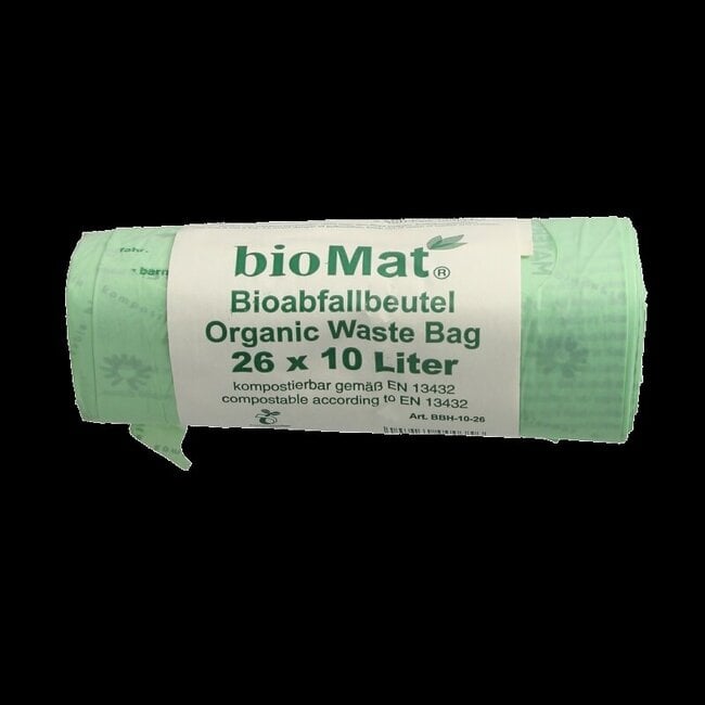 Wastebag compost 10 liter handvat 26 Stuks