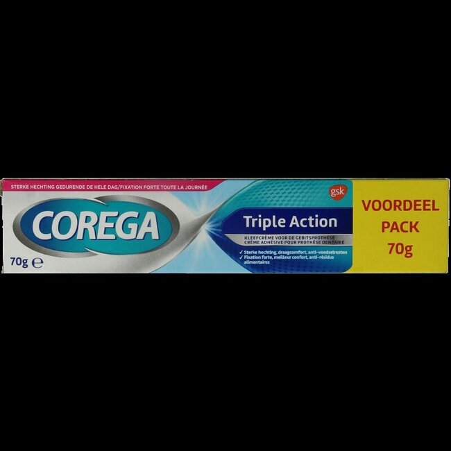 Triple action kleefcreme 70 Gram