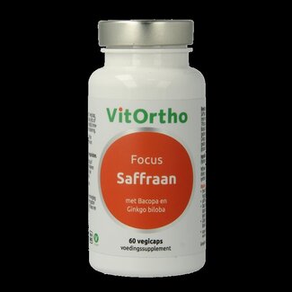 VitOrtho VitOrtho Saffraan focus 60 Vegetarische capsules