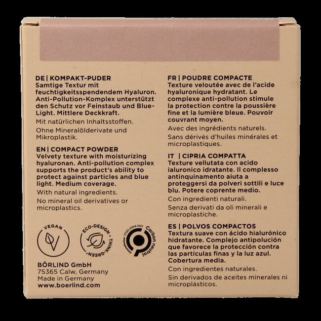 Borlind Poudre compacte beige 9 g