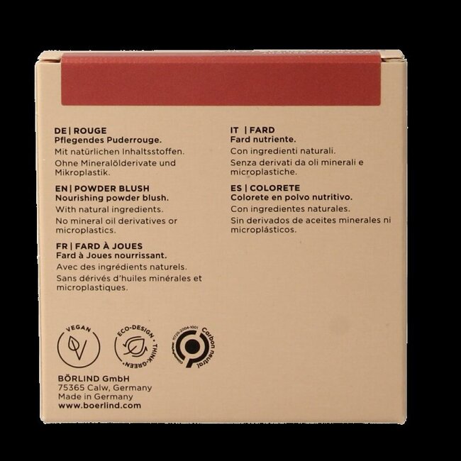 Börlind Blush poudre raspberry delight 5 g