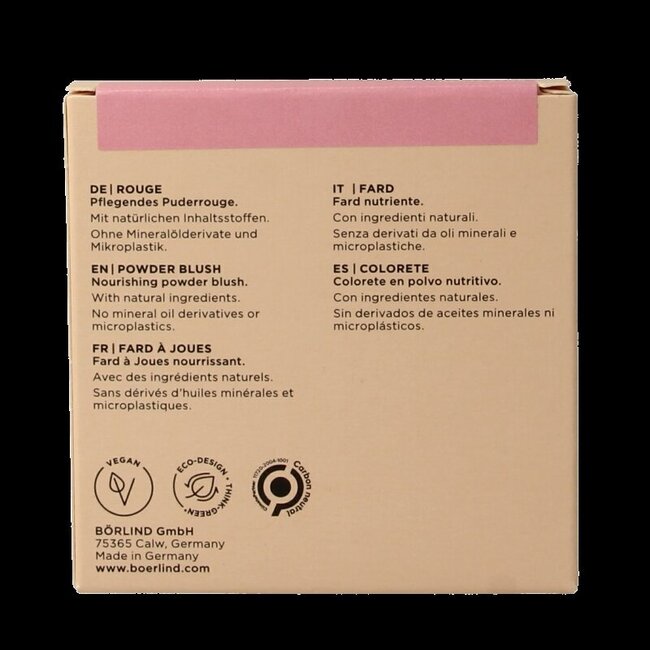 Borlind Blush poudre rose flush 5 g