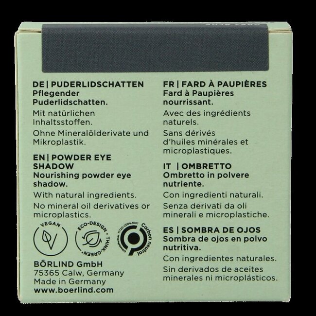 Borlind Ombre à paupières poudre gris bleu 1 pièce