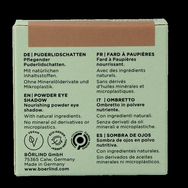 Borlind Ombre à paupières poudre golden sand 1 pièce