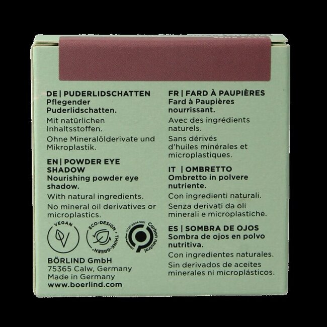 Borlind Ombre à paupières poudre rose mat 1 pièce