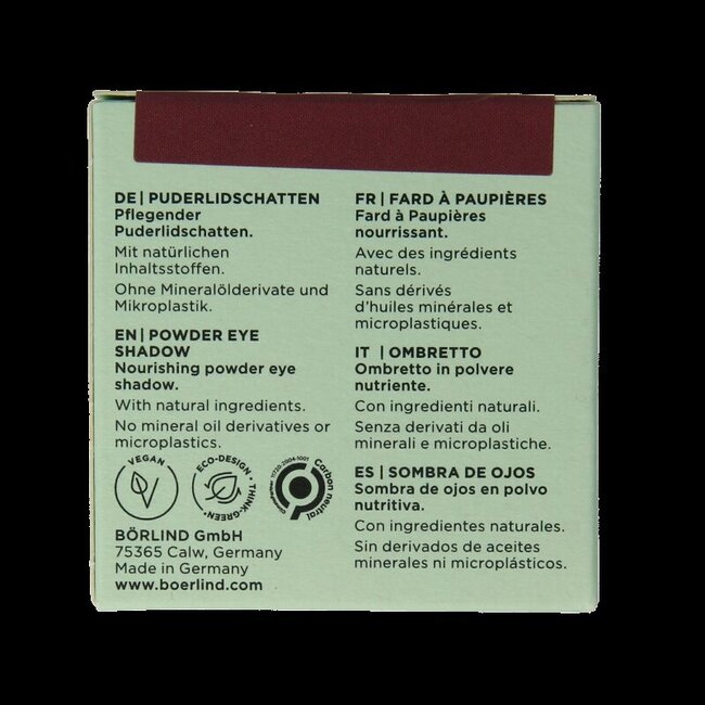 Borlind Ombre à paupières poudre mate truffle plum 1 pièce