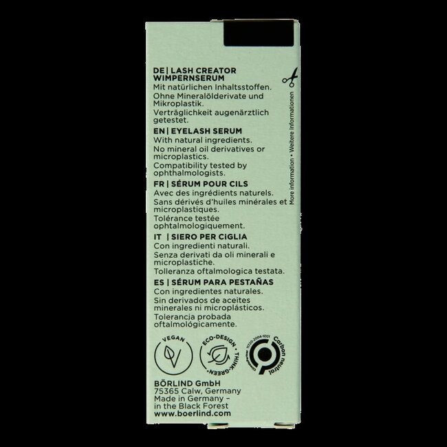 Borlind Eyelash serum lash creator 5 Milliliter